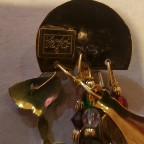 Lunch at the Ritz - Vintage WINE LIST Earrings - Picture 6 of 8